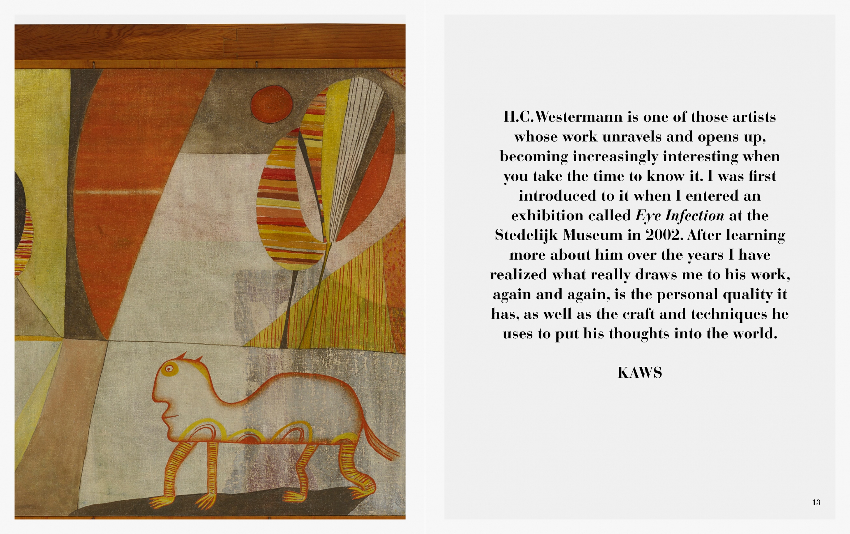 Interior view of of H.C. Westermann, published by Venus Over Manhattan, New York, 2016