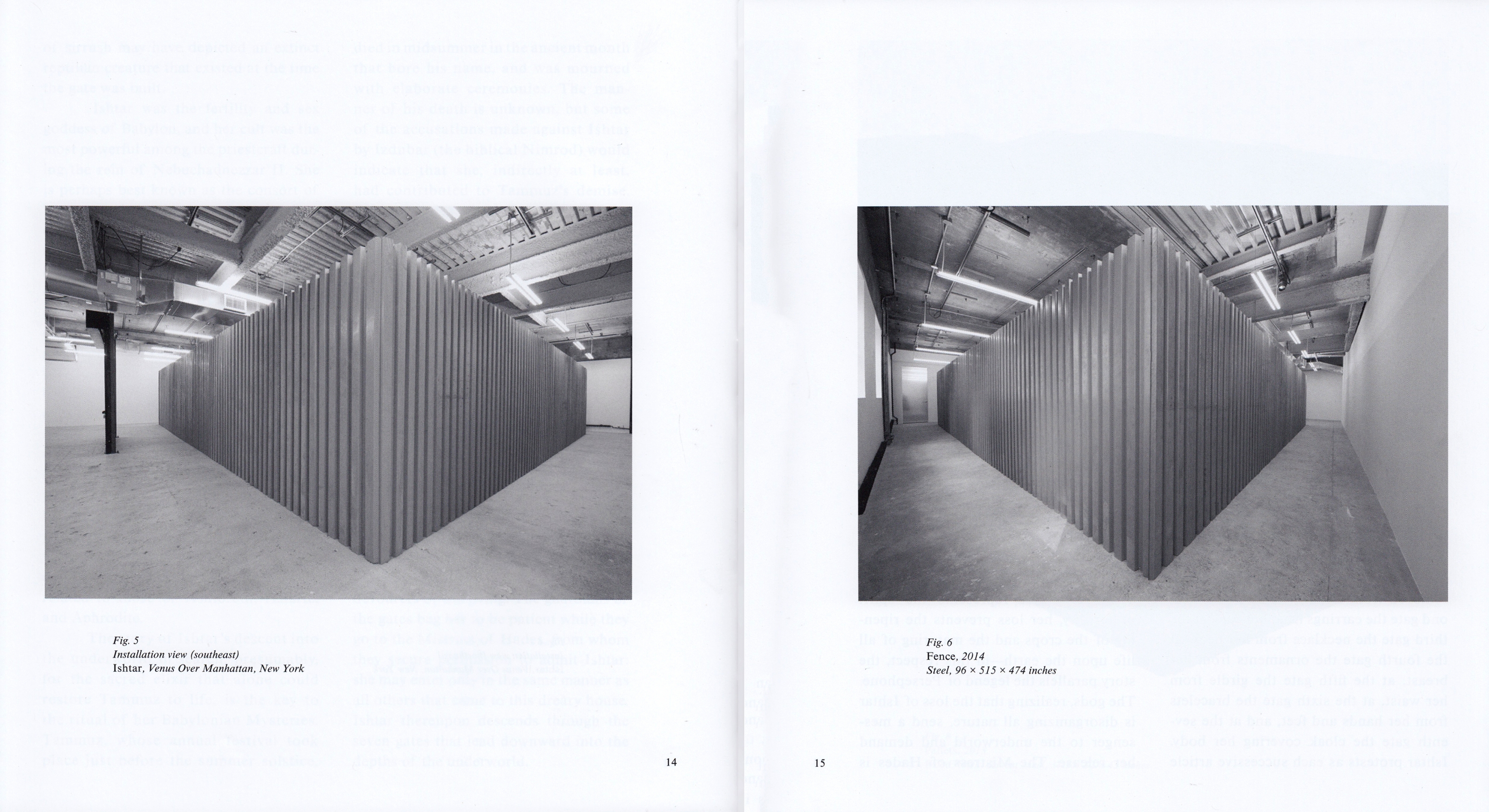 Interior view of Charles Harlan: ISHTAR, published by Karma, New York, 2014