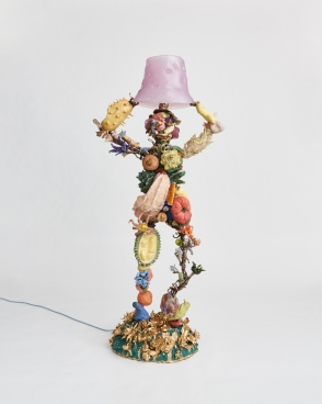 Sculpture and lamp by Katie Stout titled Janet from 2021