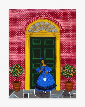 Painting by Andrew LaMar Hopkins titled Creole Elegance