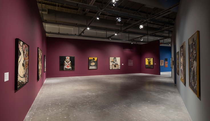 Installation image of the exhibition titled My Name is Maryan curated by Alison M. Gingeras at the Museum of Contemporary Art, North Miami