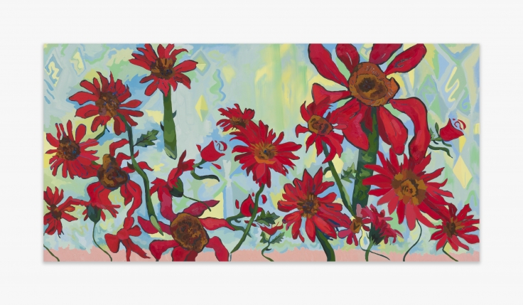 Alex Chaves Red Flowers, 2016