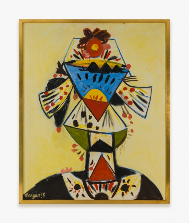 Painting by Maryan titled Personnage from 1959