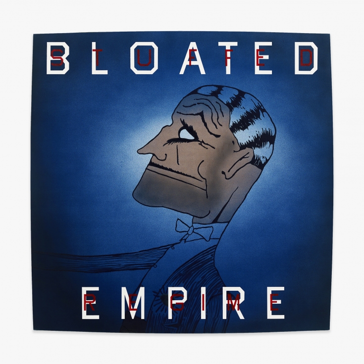 Ed Ruscha Bloated Empire, Stuffed Regime, 1997