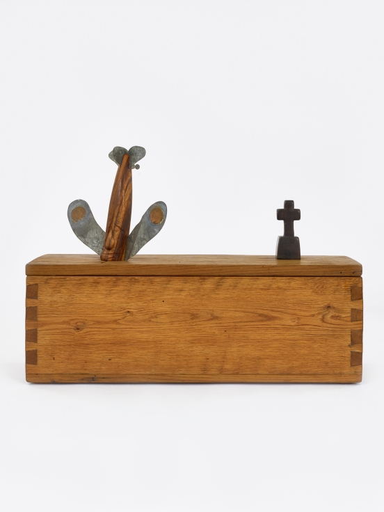 H.C. Westermann Untitled (“Walnut Death Ship in a Chestnut Box”), 1974