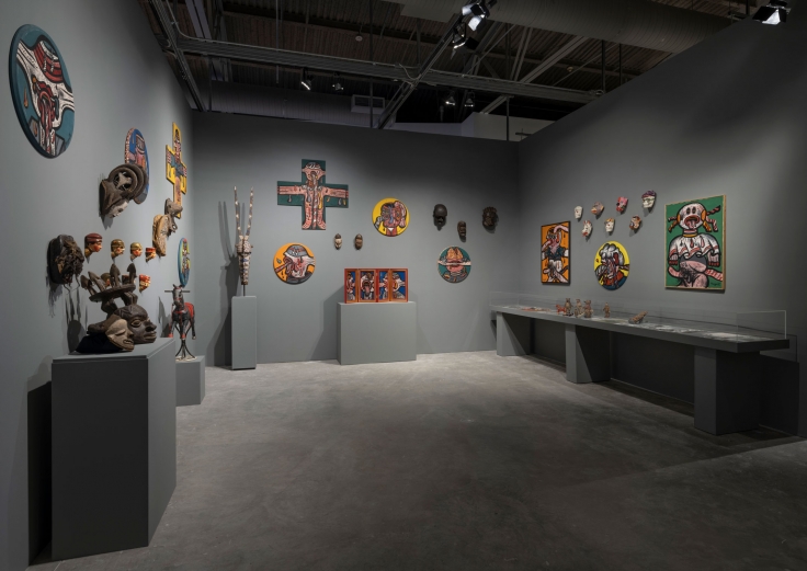 Installation image of the exhibition titled My Name is Maryan curated by Alison M. Gingeras at the Museum of Contemporary Art, North Miami